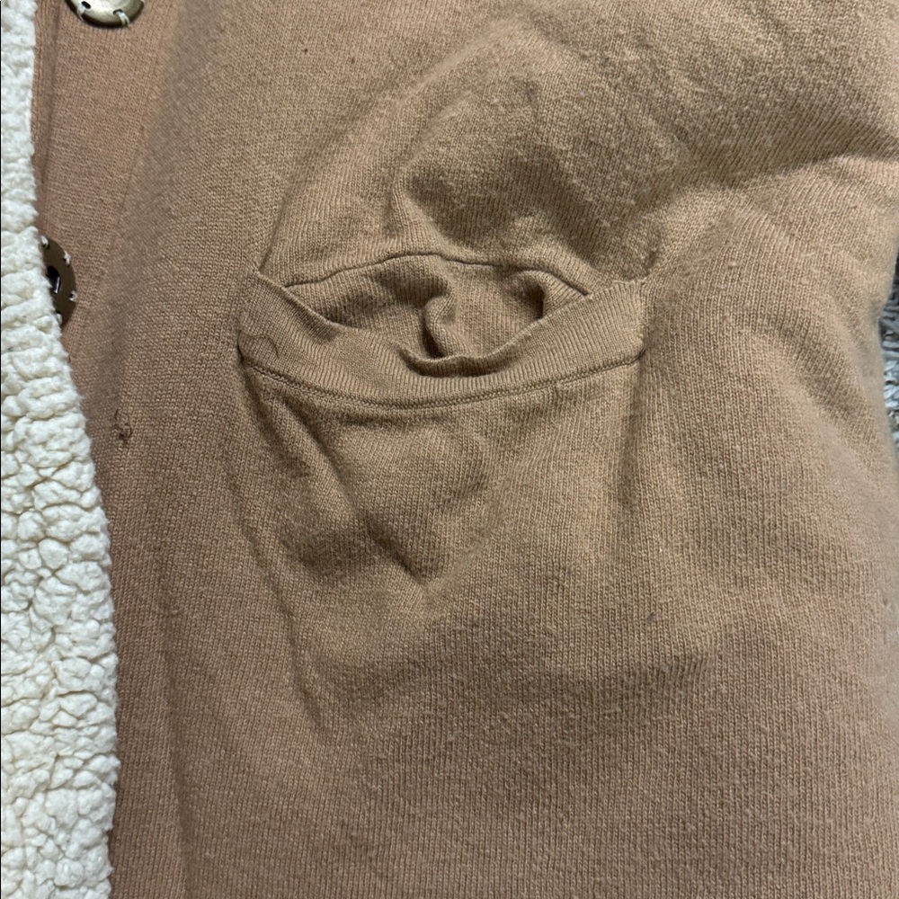 Free people long Sherpa oversized coat - Picture 3 of 5